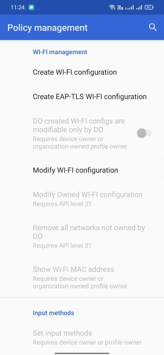 Test DPC screenshot