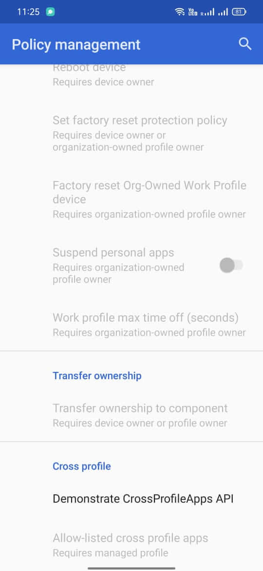 Test DPC screenshot