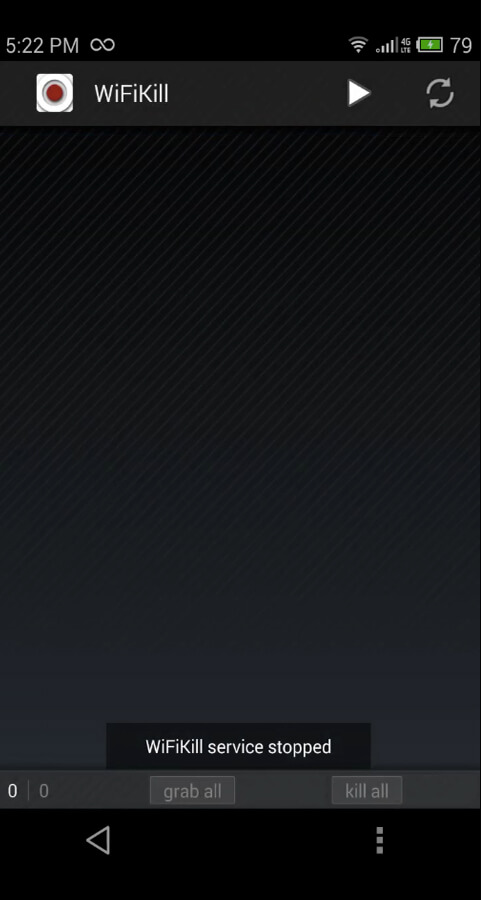 WiFiKill screenshot