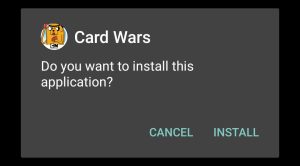 Tap Install for installation