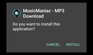 tap Install to start installation