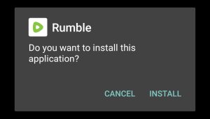 Tap Install to start installation