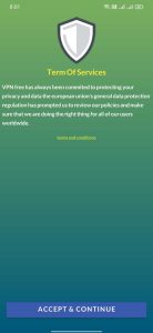 Shenzo VPN terms of service