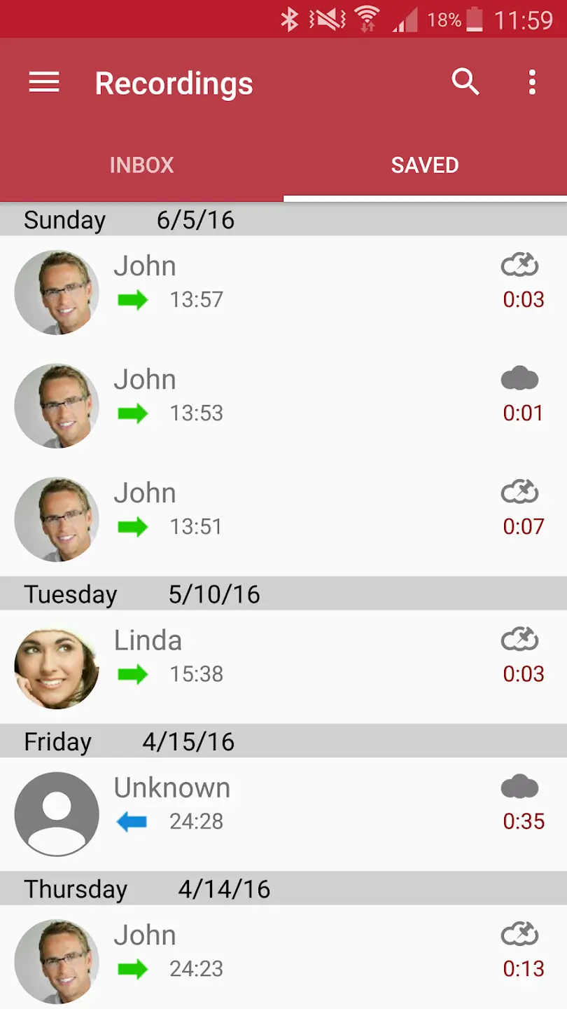 Automatic Call Recorder screenshot