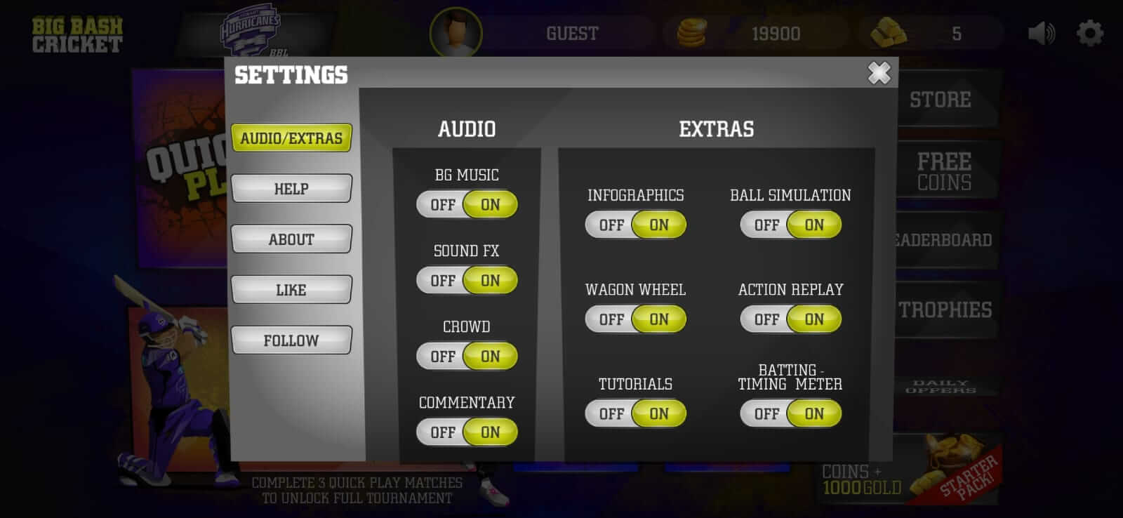 Big Bash Cricket screenshot