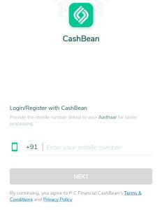 Login to CashBean