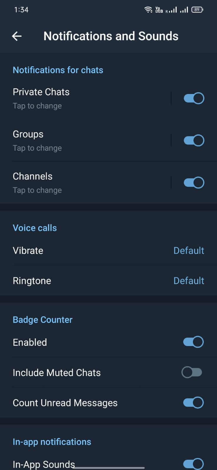 GB Telegram screenshot