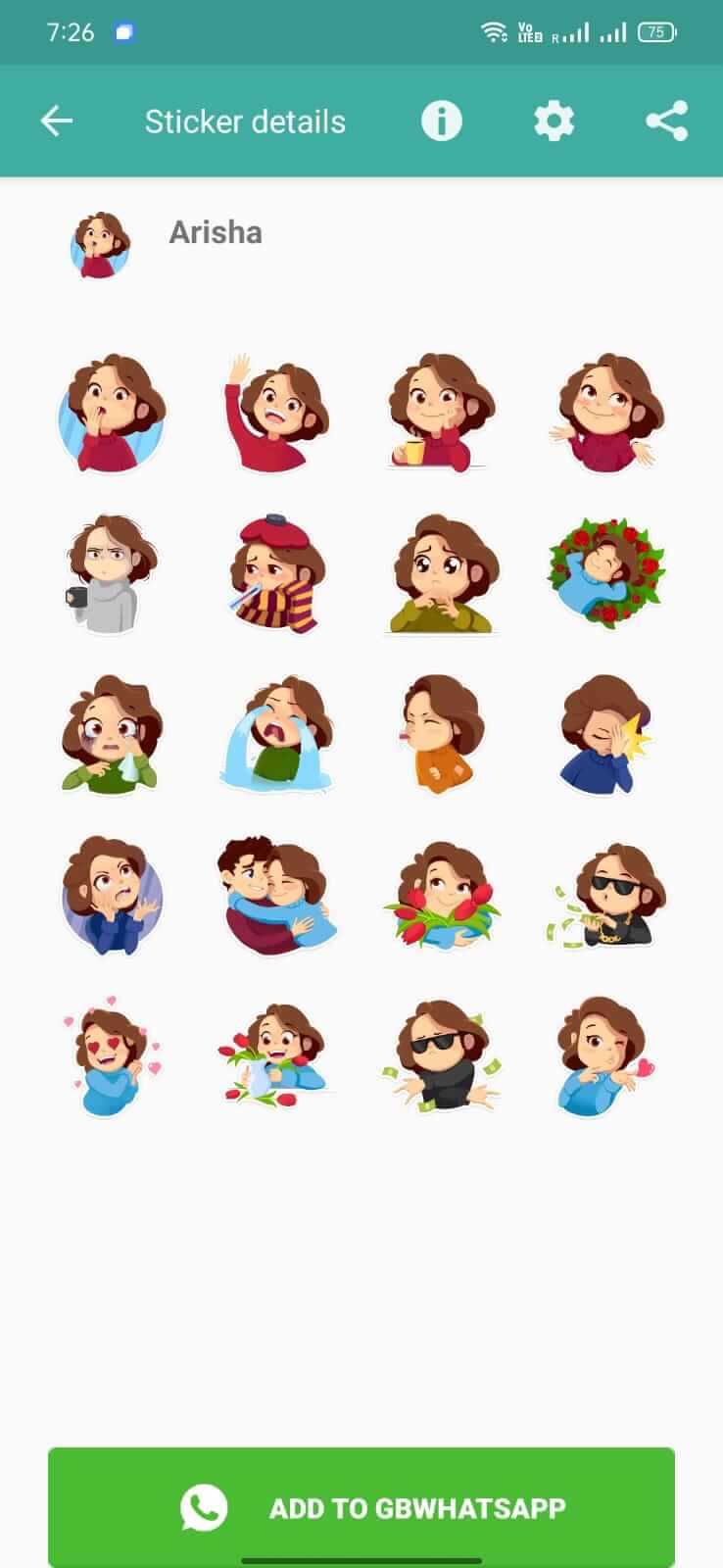 GBStickers screenshot