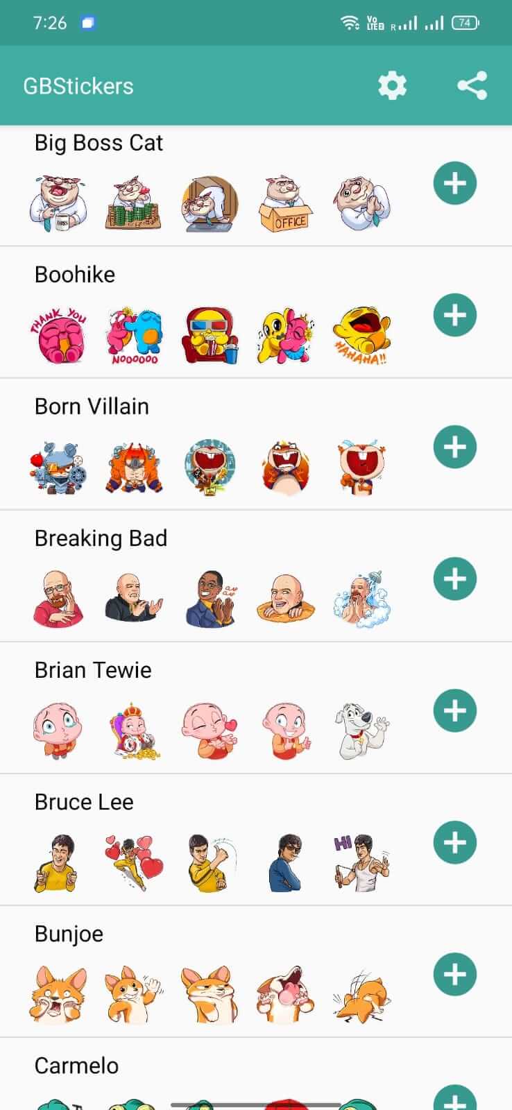 GBStickers screenshot