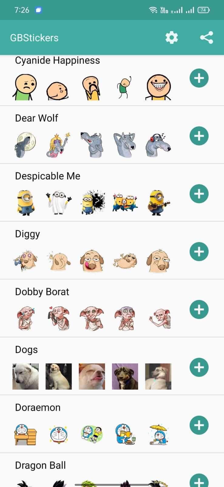 GBStickers screenshot