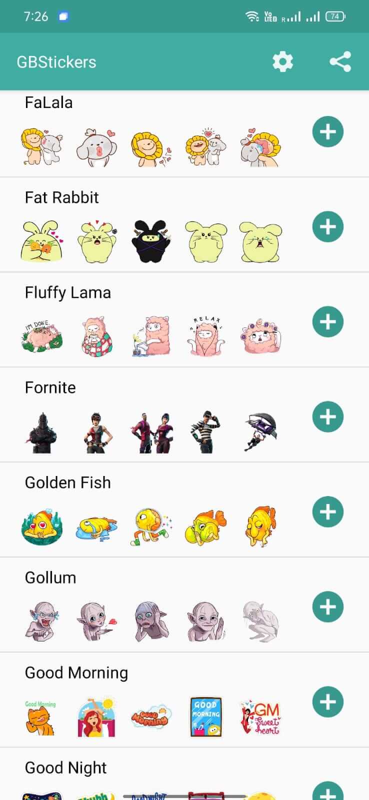 GBStickers screenshot