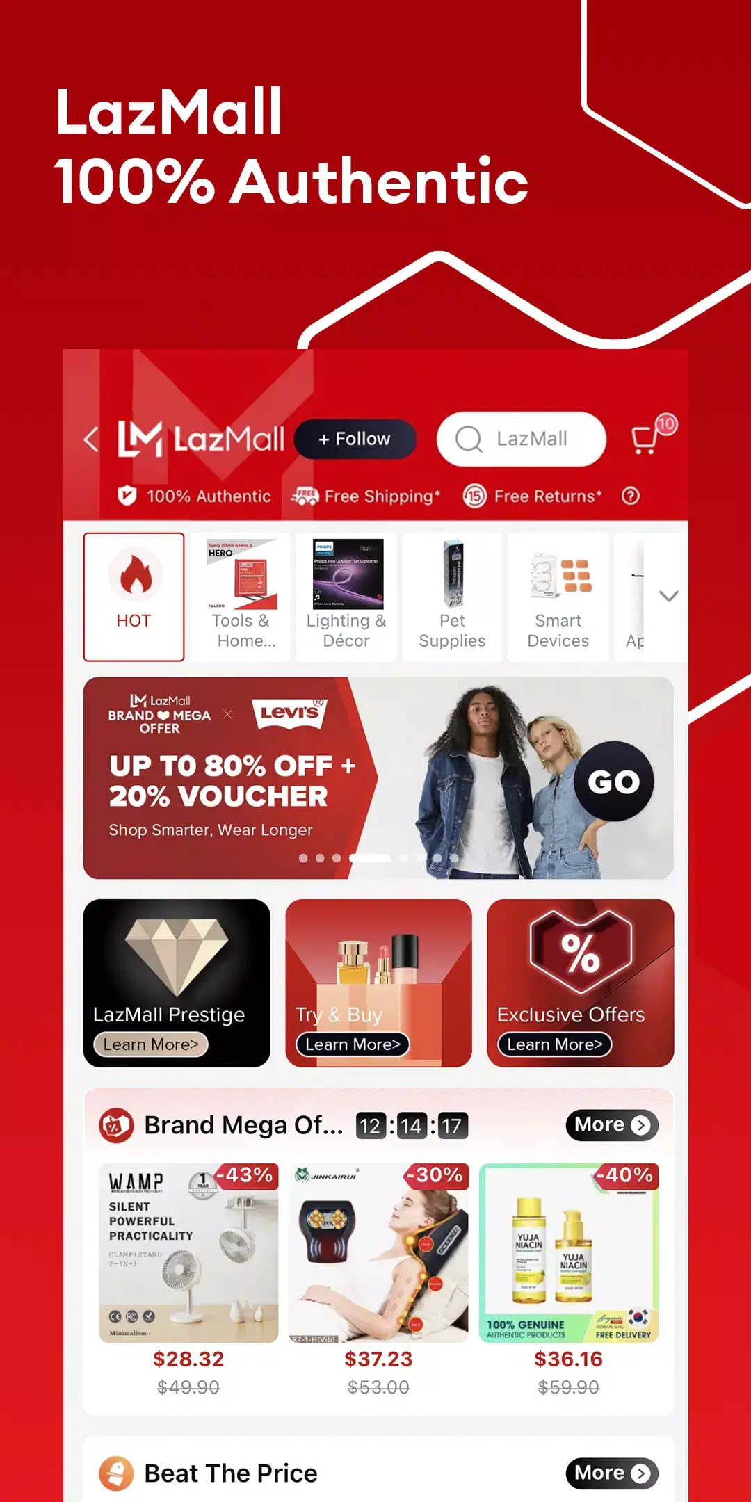 Lazada screenshot