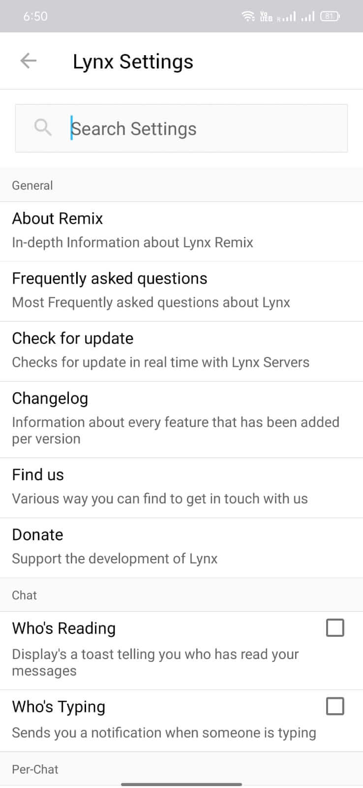 Lynx Remix screenshot