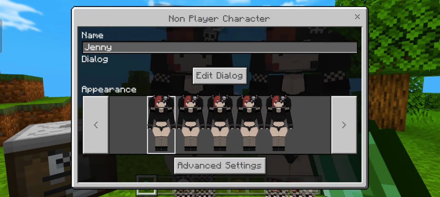 Minecraft Jenny screenshot