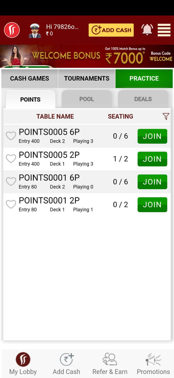 Rummy Passion screenshot
