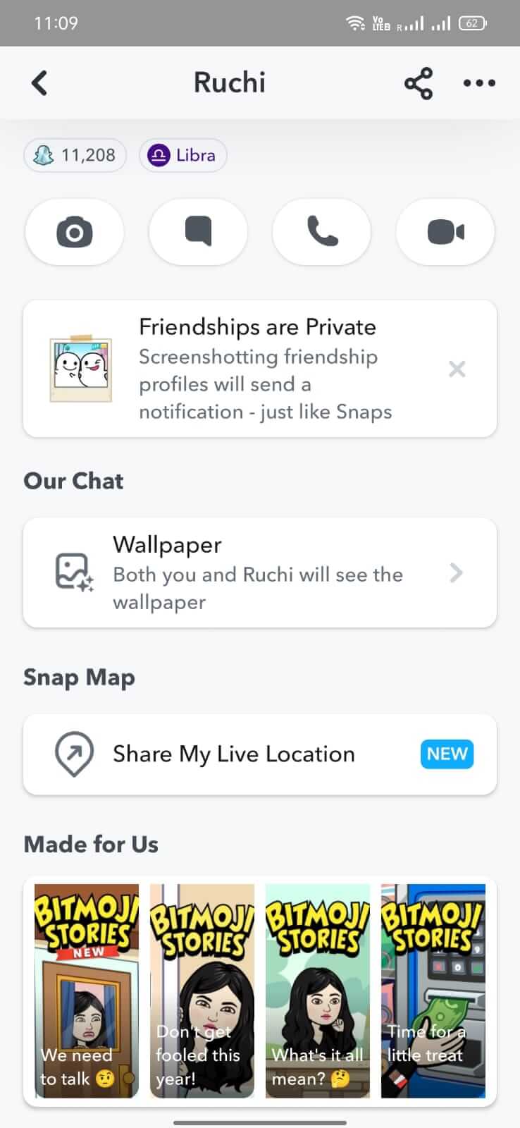 Snapchat screenshot