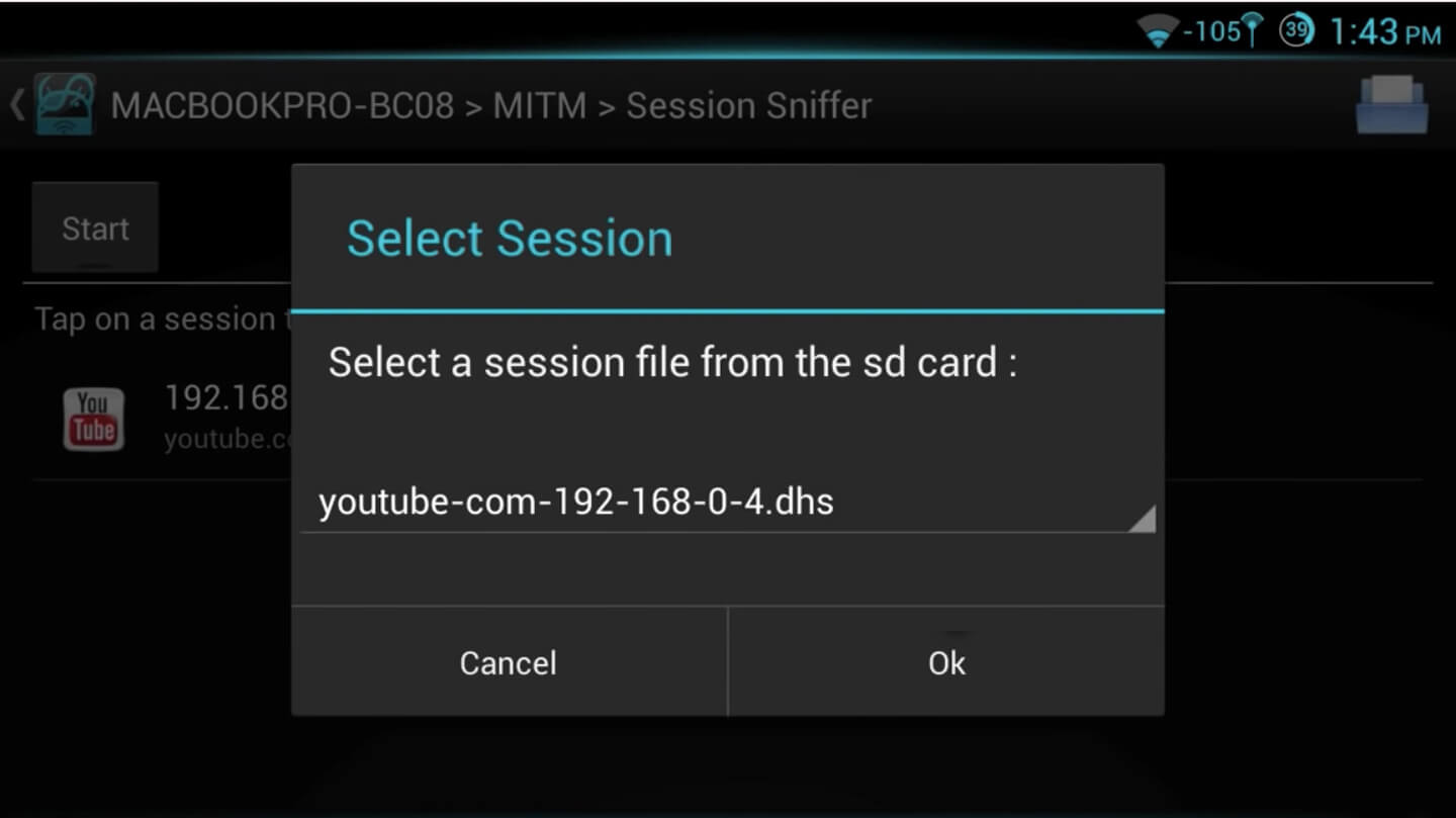 dSploit screenshot