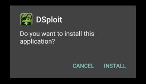 tap Install to start installation