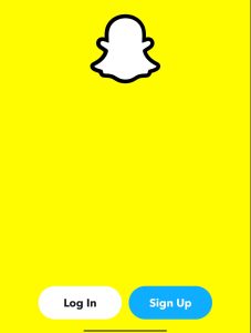 Login or sign up to Snapchat