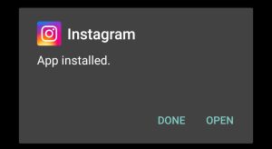 Insta Aero successfully installed