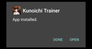 KT Naruto successfully installed