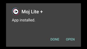 MX TakaTak App successfully installed