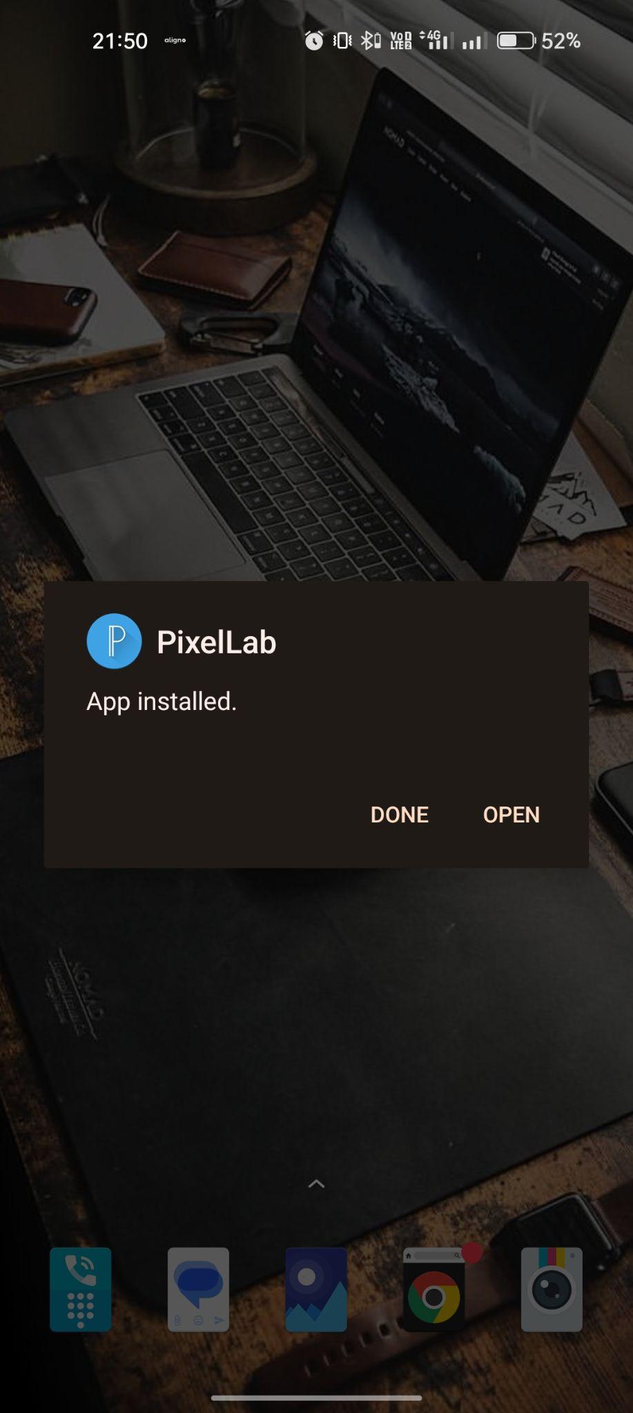 Pixellab apk installed