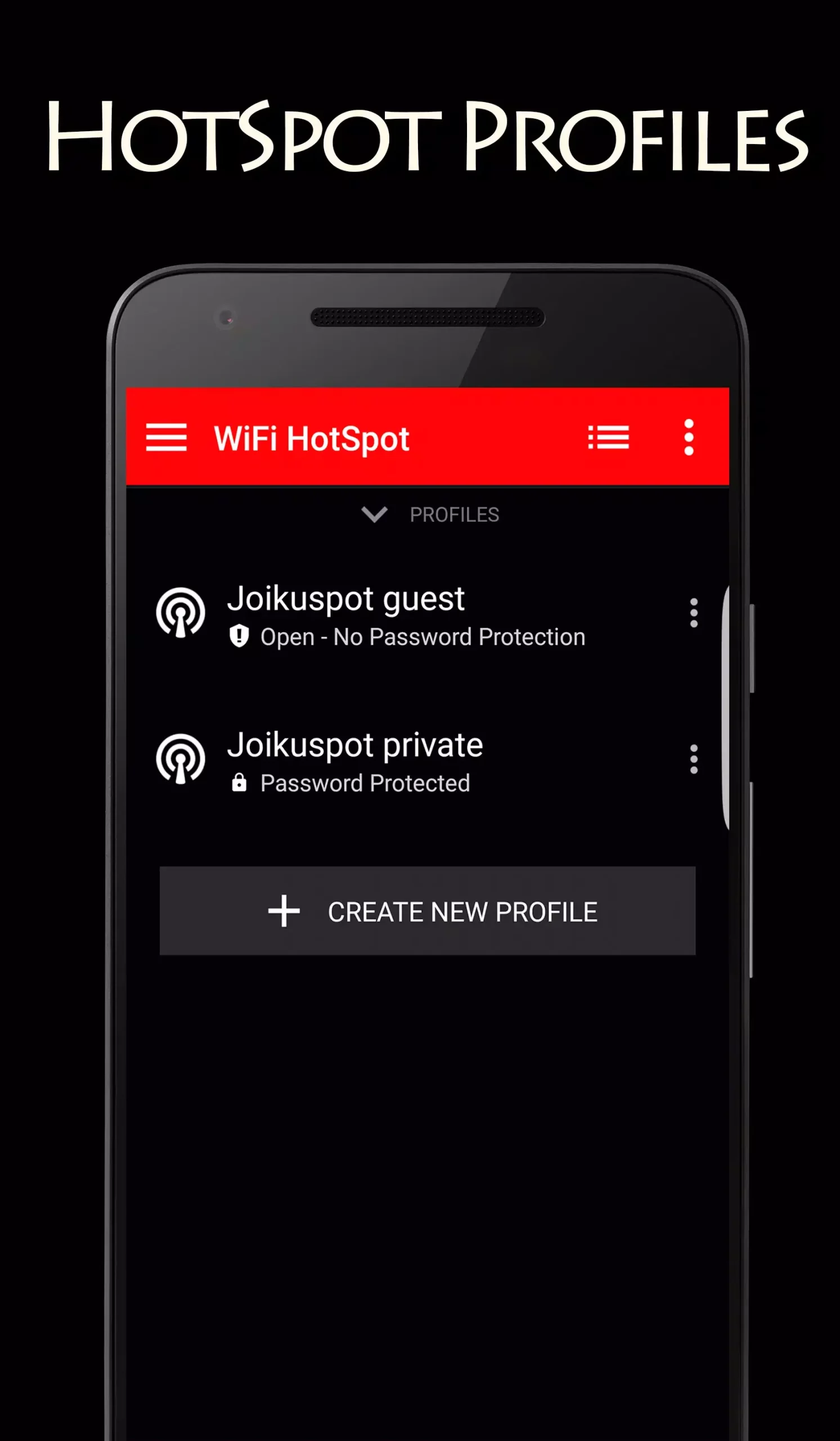 JoikuSpot WiFi Hotspot screenshot