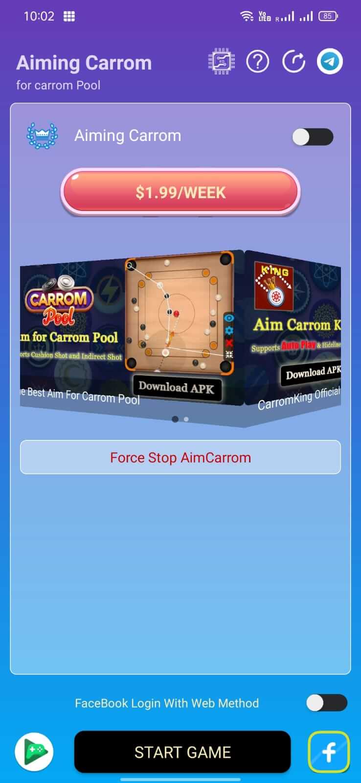 Aim Carrom screenshot