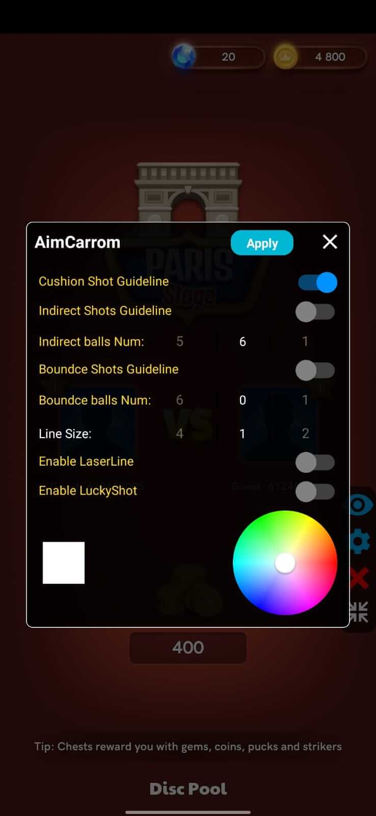 Aim Carrom screenshot