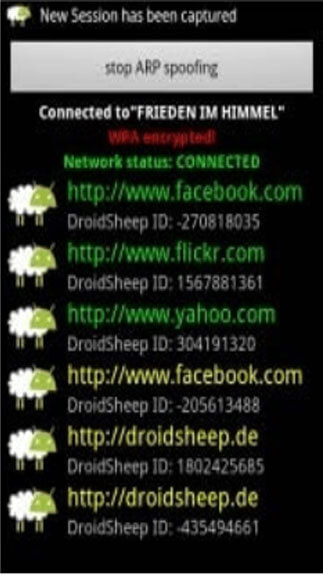 DroidSheep screenshot