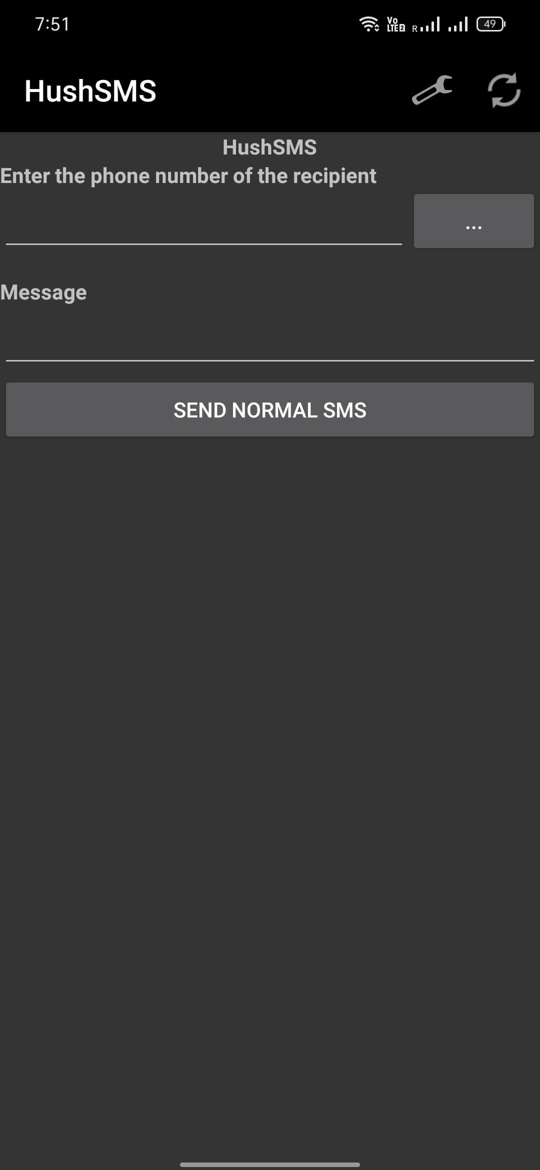 HushSMS screenshot