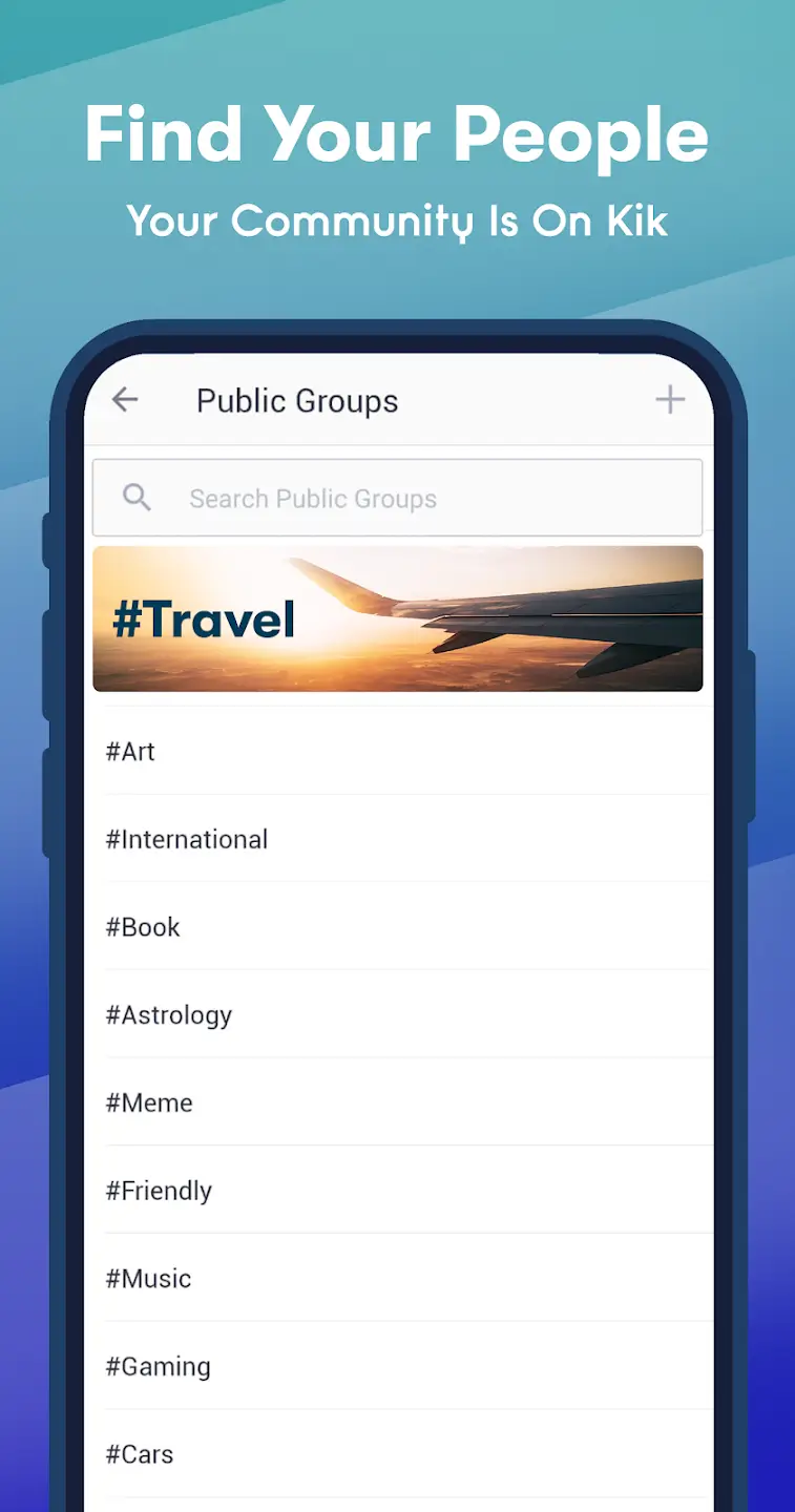 Kik screenshot