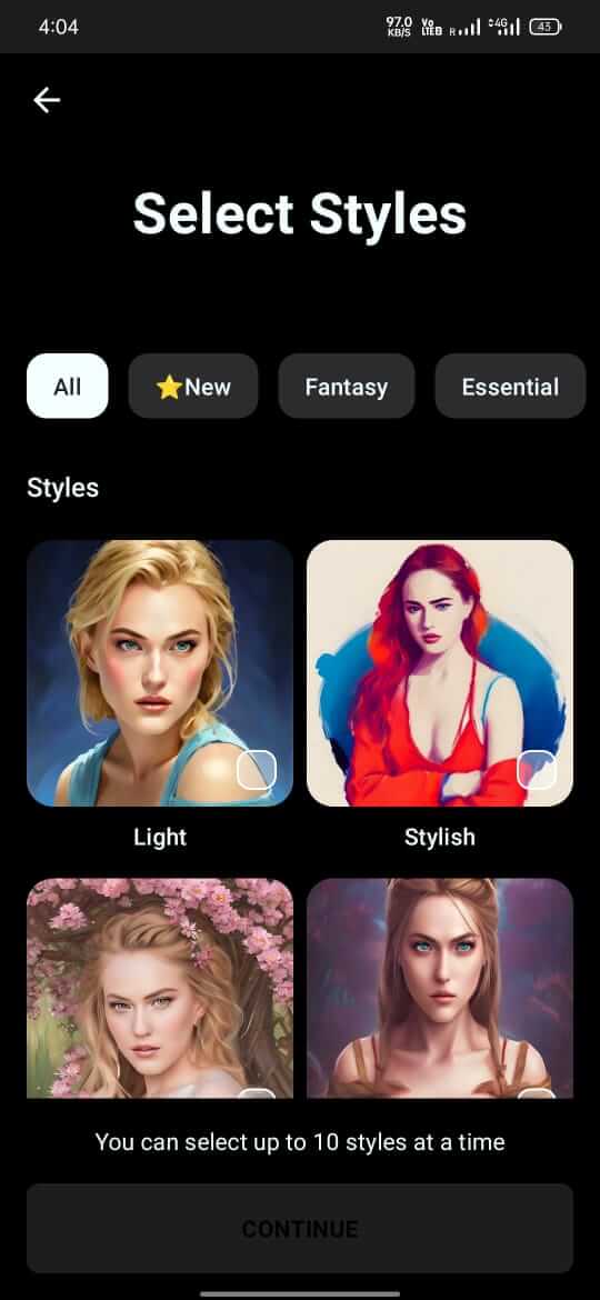 Lensa screenshot