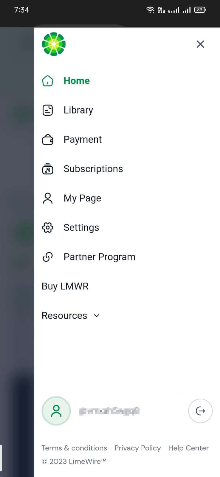 LimeWire screenshot