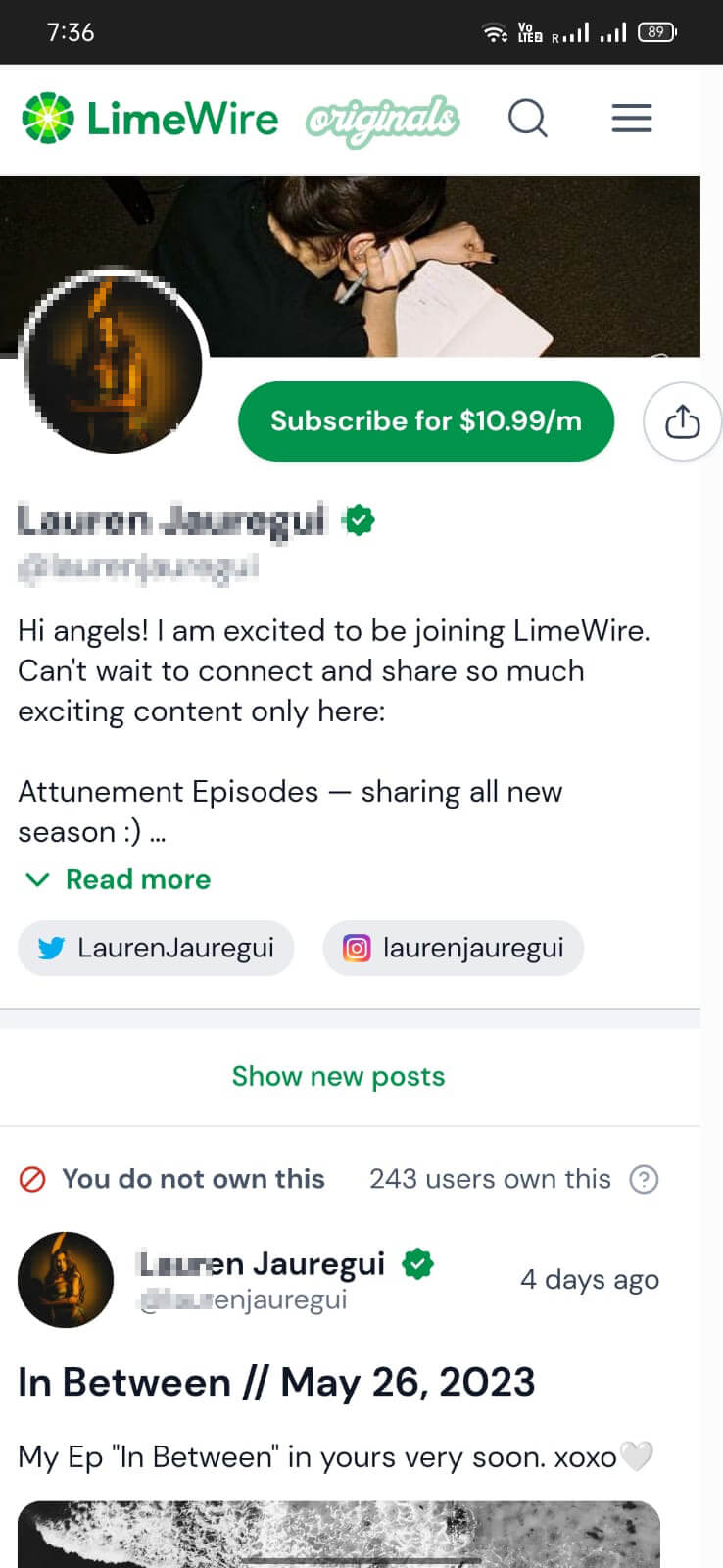 LimeWire screenshot