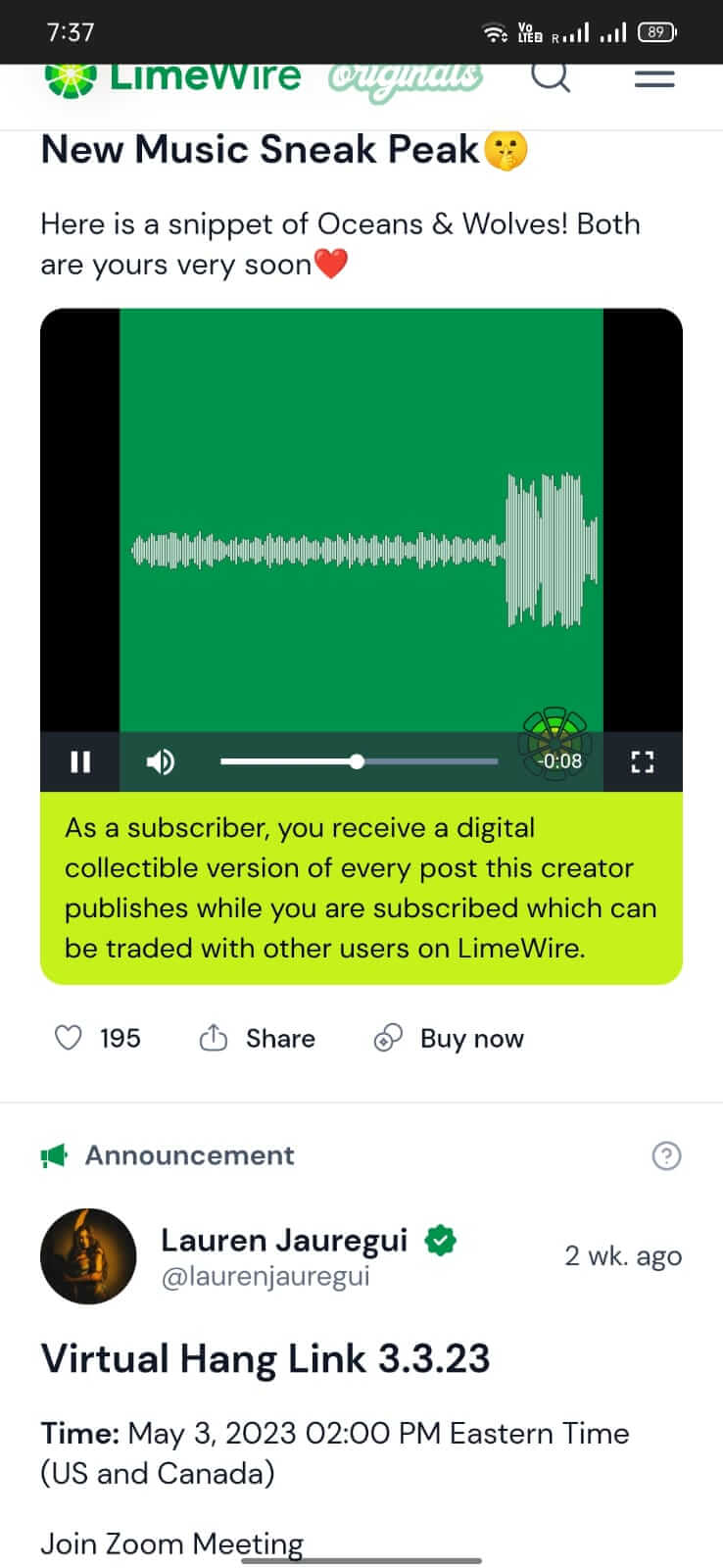 LimeWire screenshot