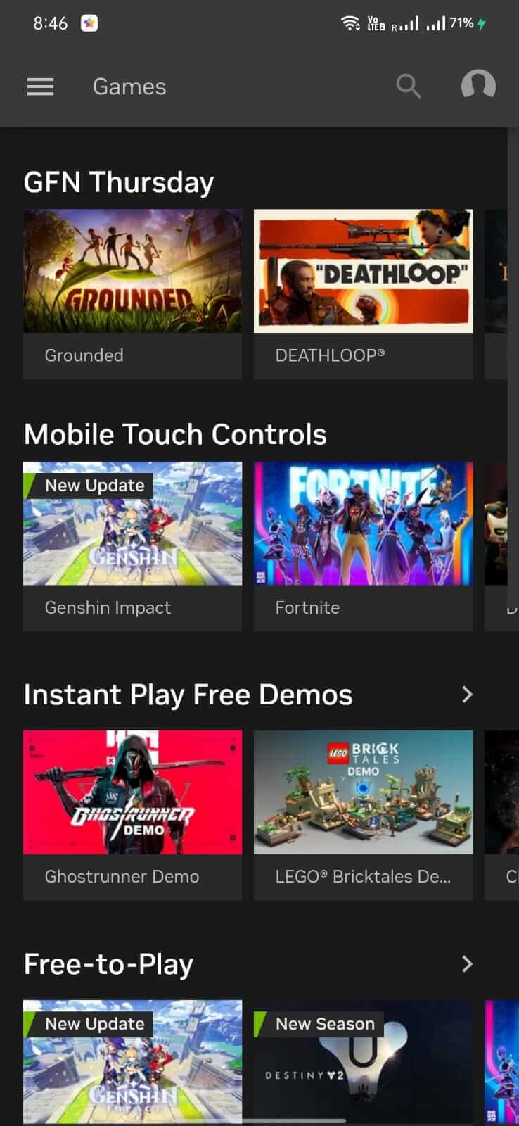 NVIDIA GeForce NOW screenshot