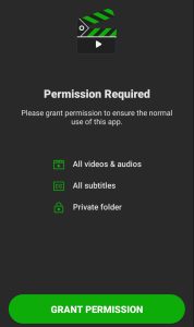 perfissions required by XPlayer