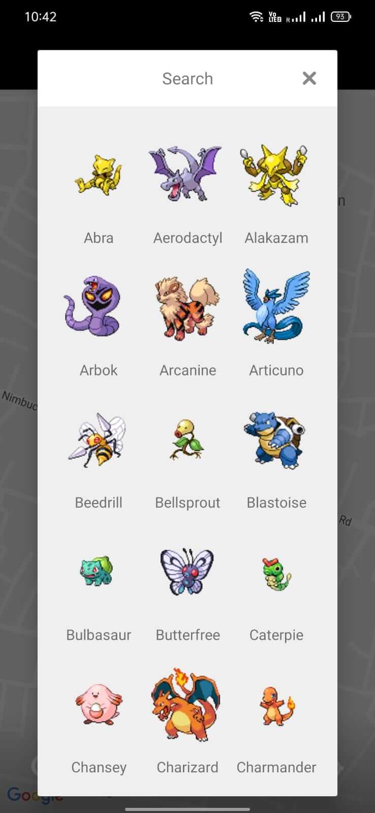 Poke Radar screenshot