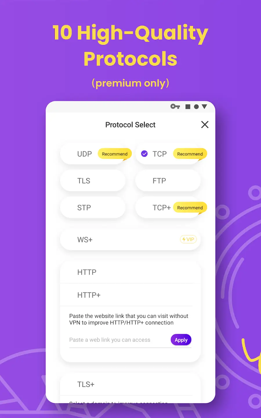 PotatoVPN screenshot