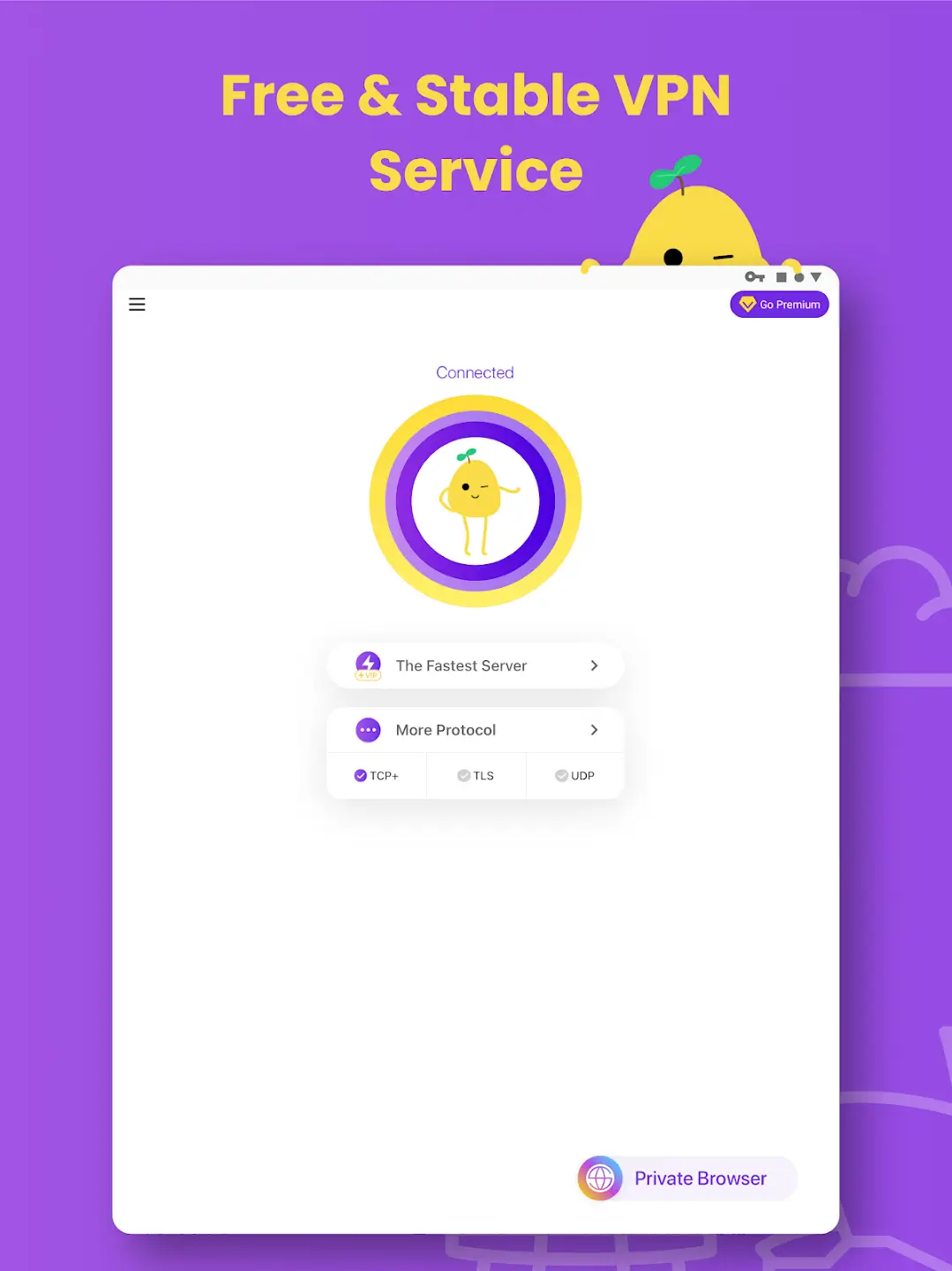 PotatoVPN screenshot
