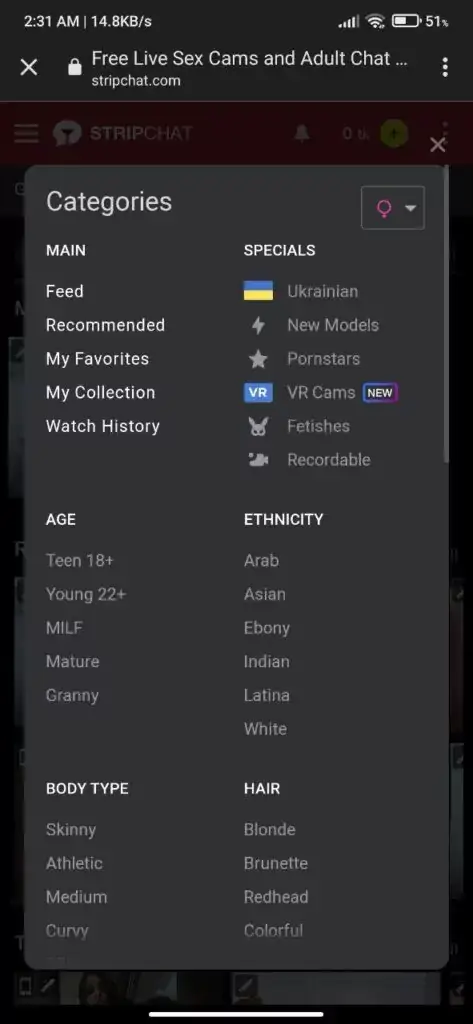 Stripchat screenshot