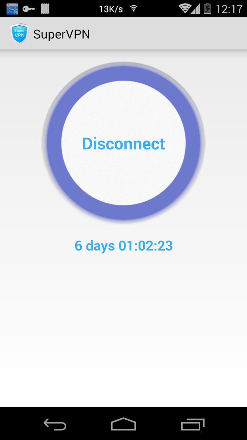 SuperVPN screenshot