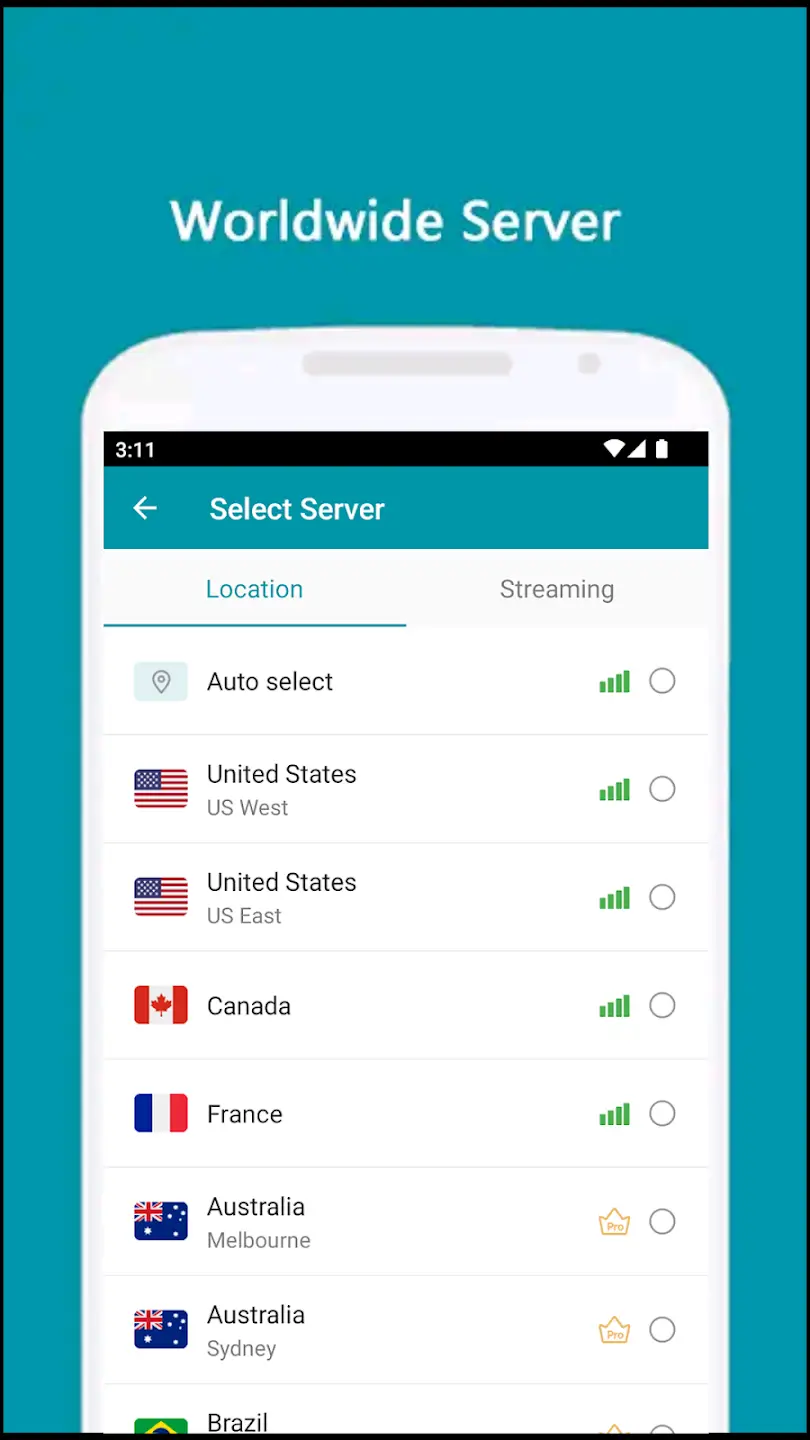 Thunder VPN screenshot