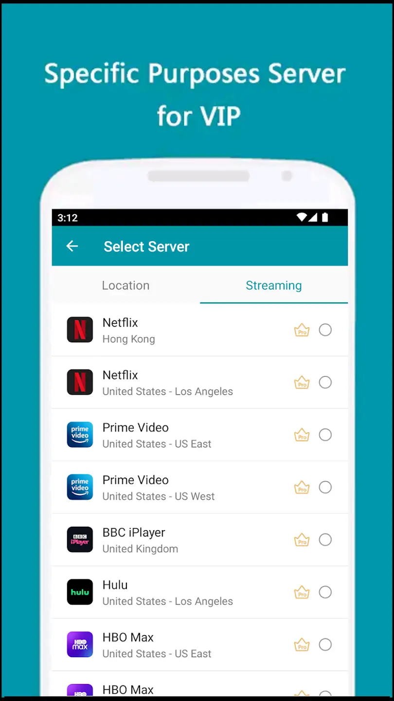 Thunder VPN screenshot