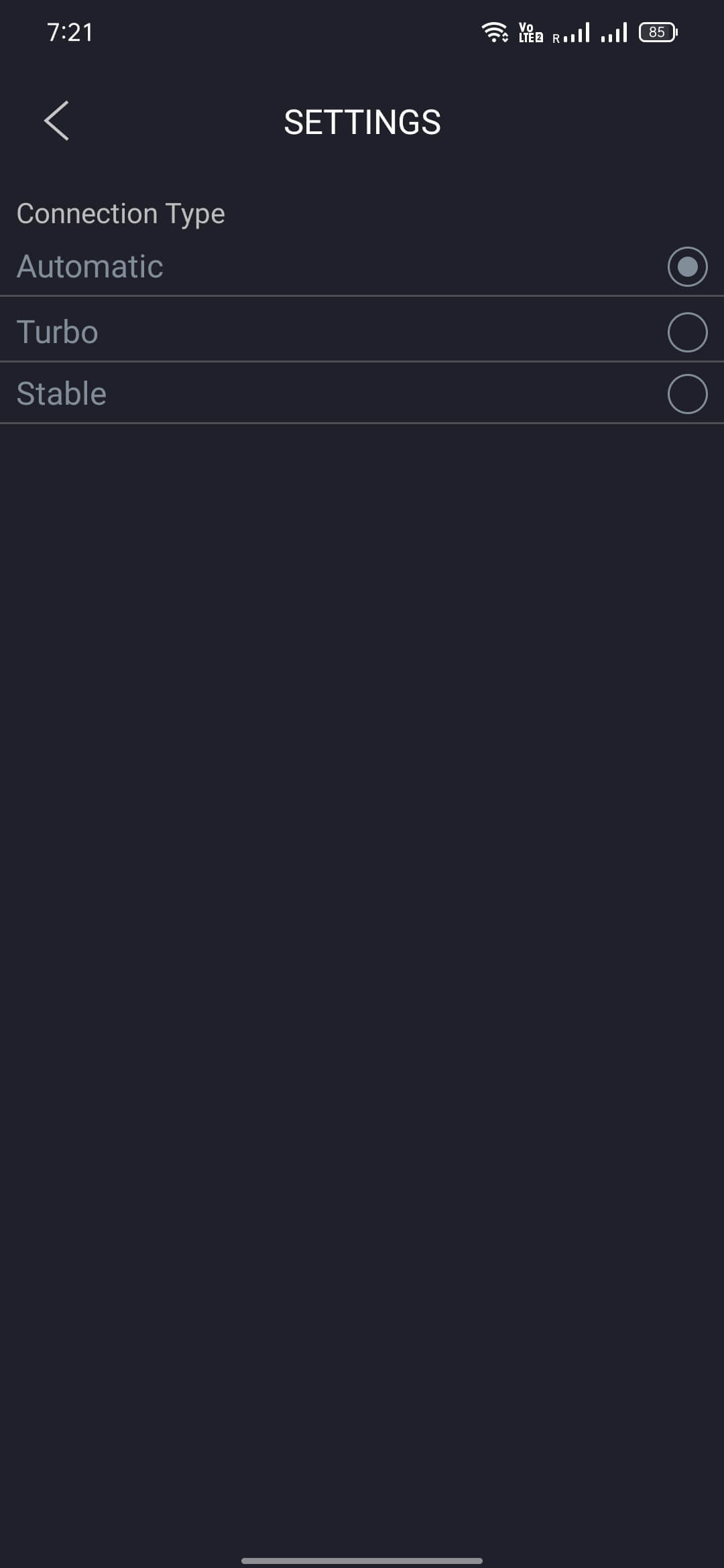 Unique VPN screenshot