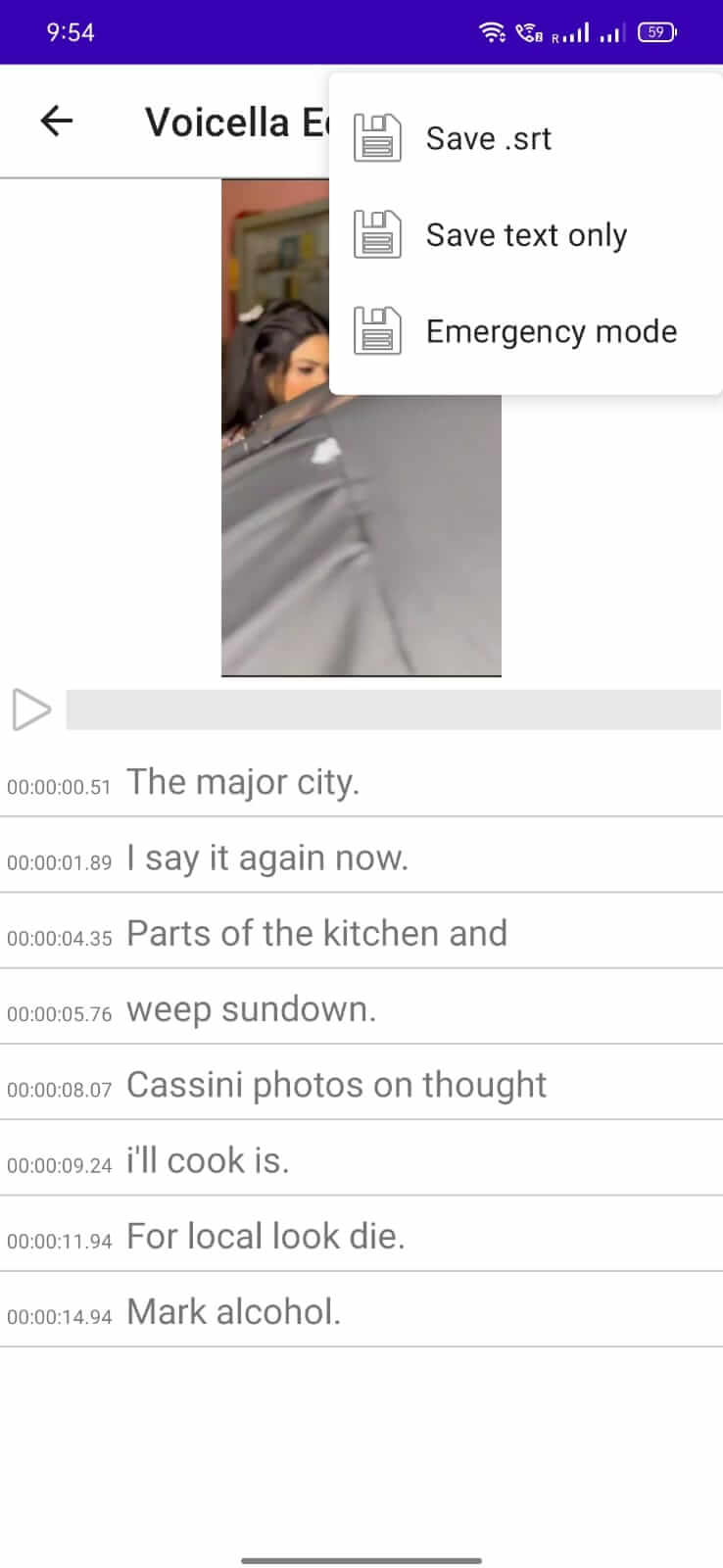 Voicella screenshot