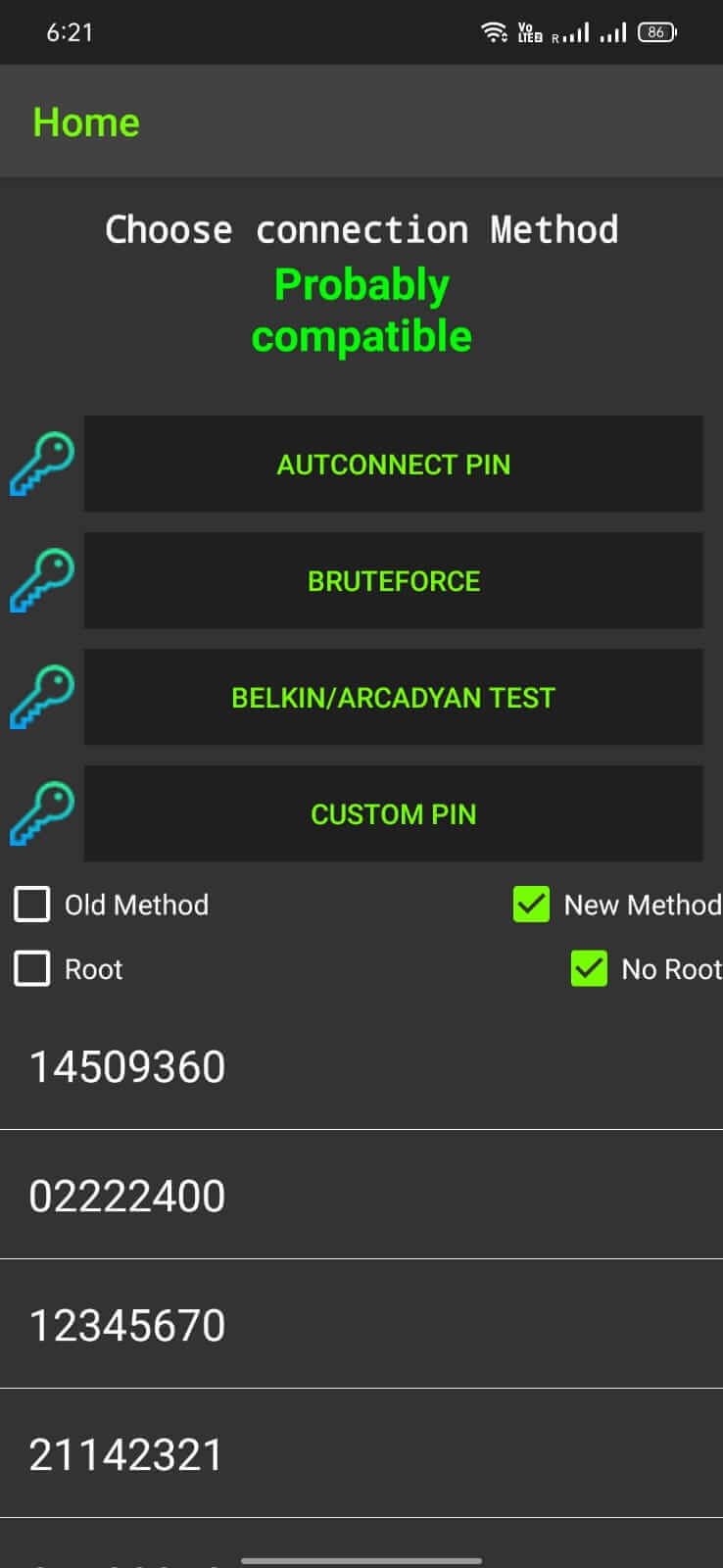 WIBR+ screenshot