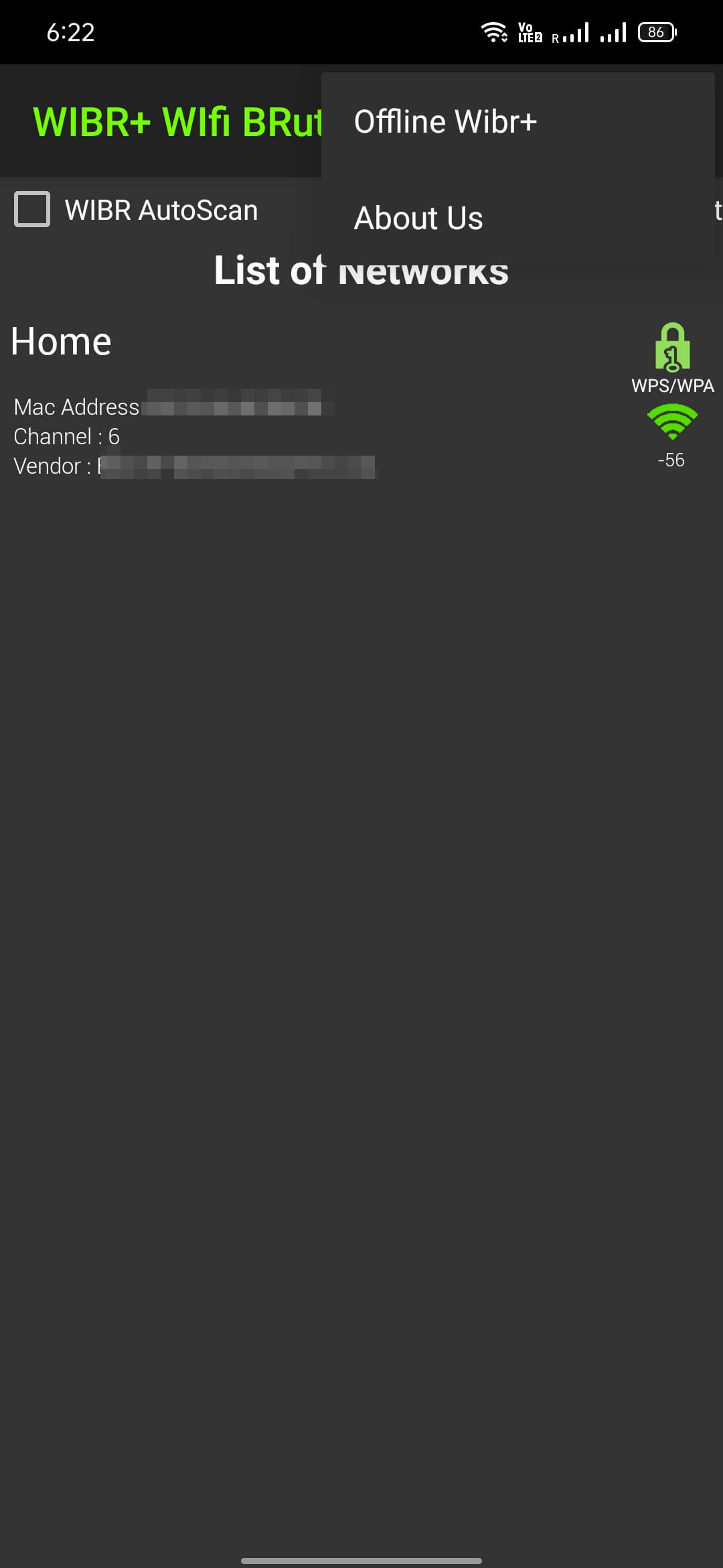 WIBR+ screenshot